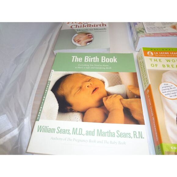 Pregnancy, Childbirth, Breastfeeding, Healthy Eating & More 5 Books Lot - Picture 2 of 12